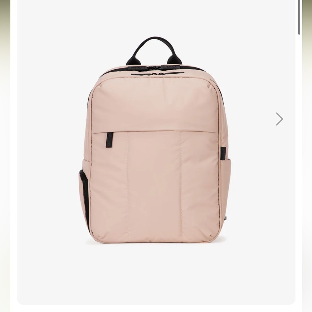 Calpak Luka rose quartz 15in backpack